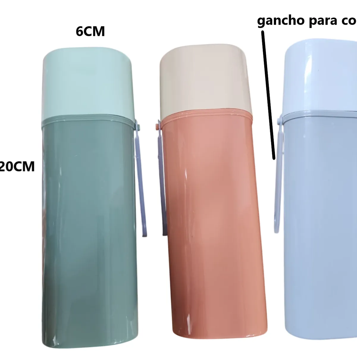 GENERICO - x4 estuche porta cepillo 20x6cm