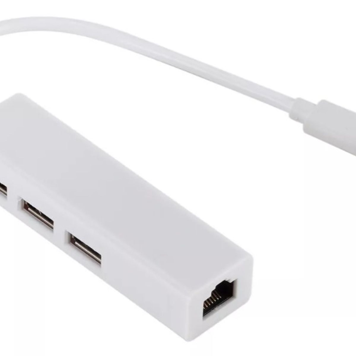 GENERICO - Adaptador Usb Tipo C A Rj45 Gigabit Ethernet Lan + Hub Usb 3