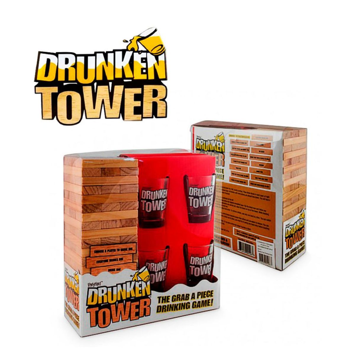 GENERICO - Juego de Mesa para Adultos Drunken Tower Fiesta
