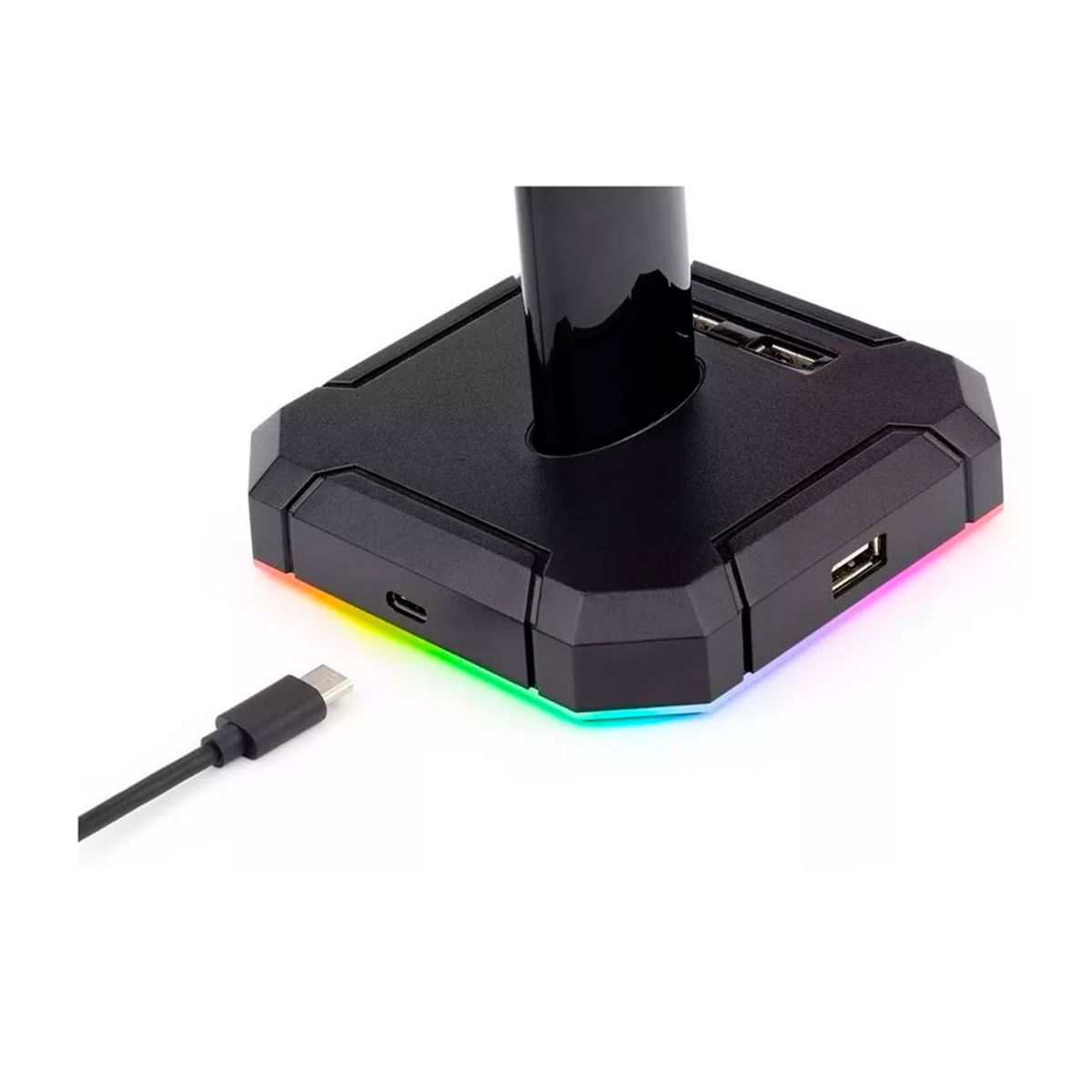 REDRAGON - Soporte Auriculares Redragon SCEPTER PRO HA300 RGB Hub USB 5 Puertos
