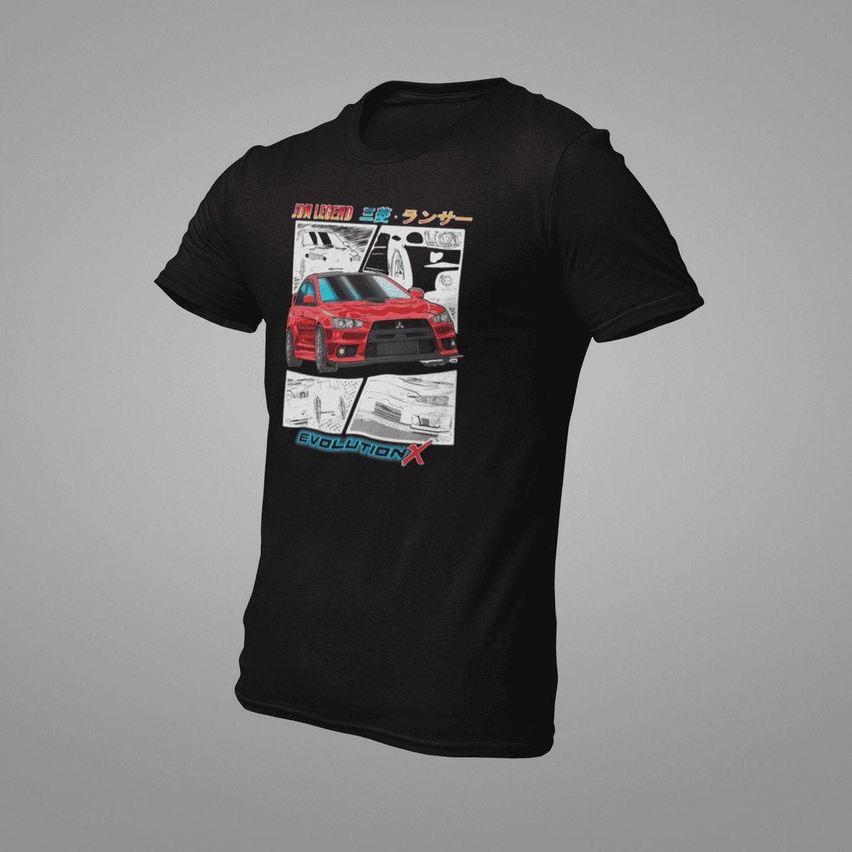 GENERICO - Polo Mitsubishi Lancer Camiseta Hombre Carro Carreras Rally Algodon