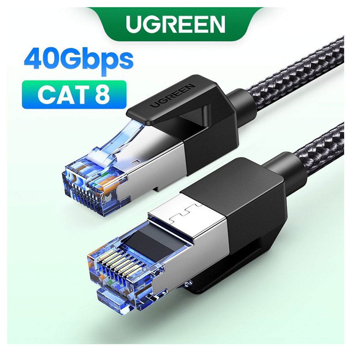 UGREEN - Cable Ethernet Ugreen Cat8 Rj45 alta velocidad 2 metros