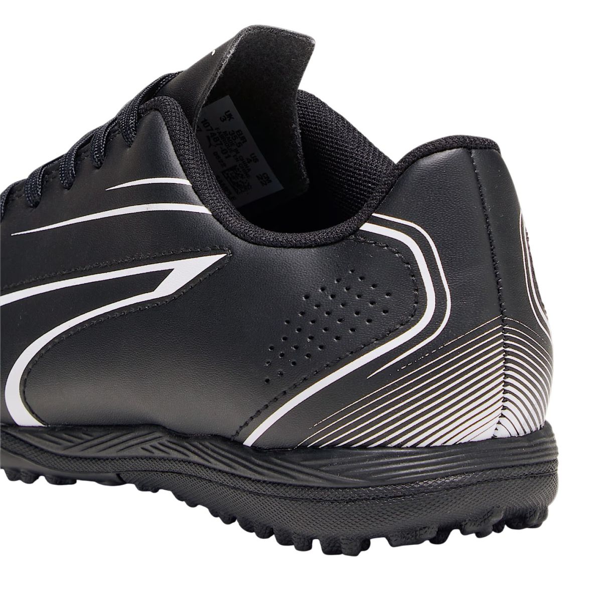 PUMA - Zapatillas Futbol Puma Vitoria TT Jr 107487 01 Negro para Niños