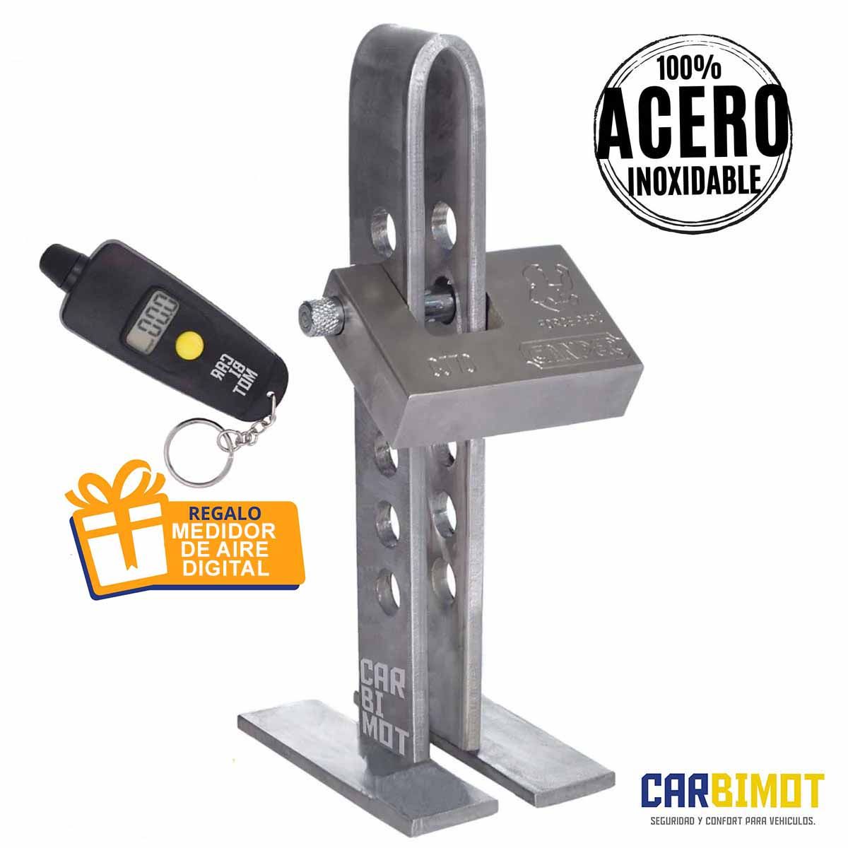 GENERICO - SEGURO BLOQUEO TRABA PEDAL VOLANTE TIMON PARA AUTO VEHICULOS