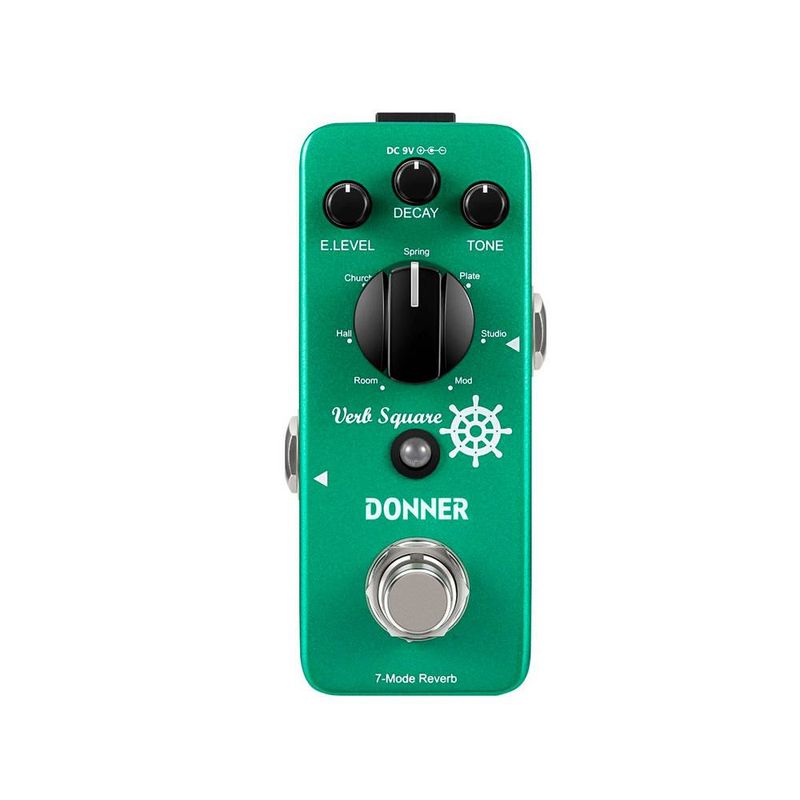 DONNER - Pedalmini Reverb 7 En 1 para Guitarra Electrica