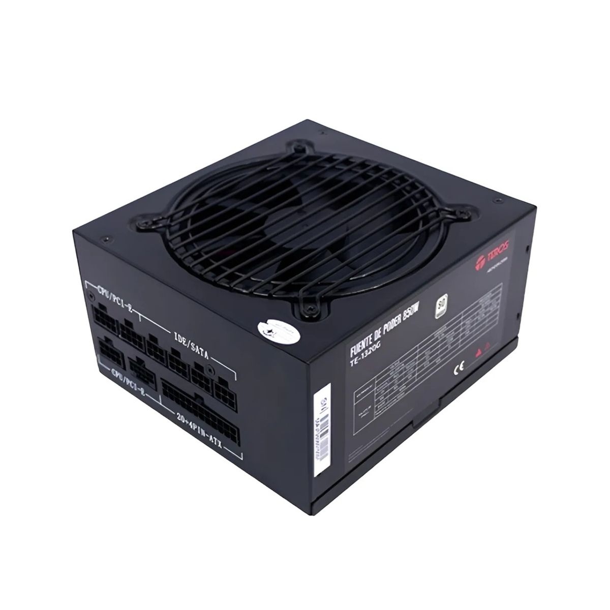 TEROS - Fuente Poder Teros Te-1320s 850w 80+ Platinum Full Modular Negro