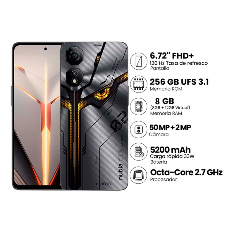 ZTE - Nubia Neo 2 256GB 8GB RAM GRIS