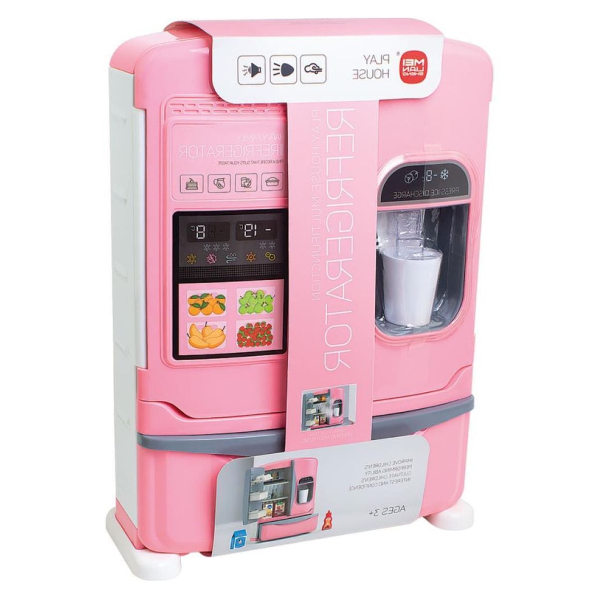 GENERICO - Refrigerado Con Accesorios LuzSonido Y Dispensador De Hielo