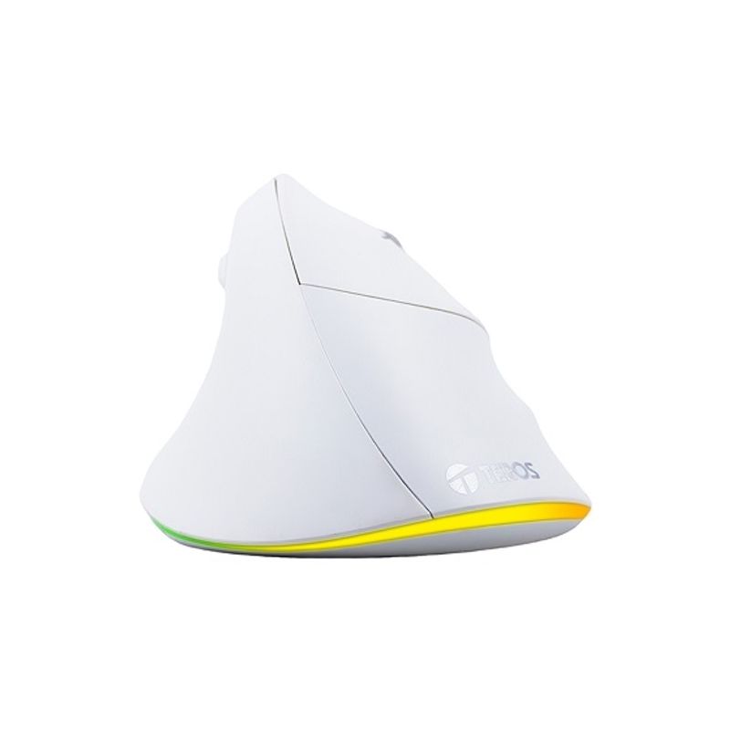 TEROS - Mouse Gamer Vertical Bluetooth Teros Te-1236s - Ergonomico Blanco