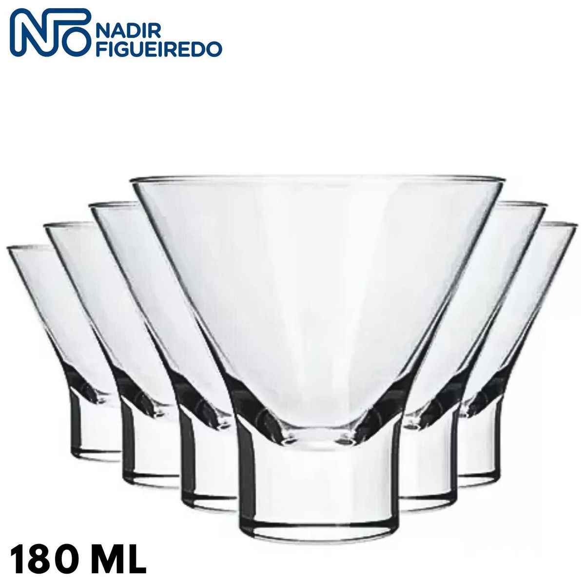 NADIR - SET De 6 Vasos ILhabela  De 6 Oz - Nadir