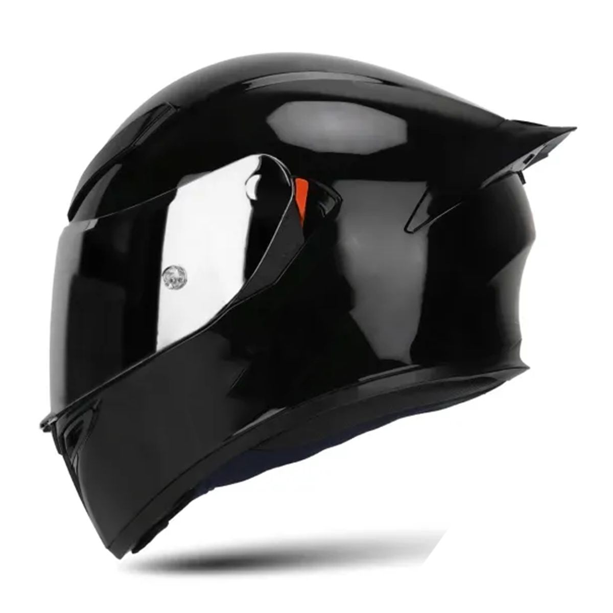 CES - CASCO MOTO BIHR ZAFIRO NEGRO BRILLO DOBLE VISOR