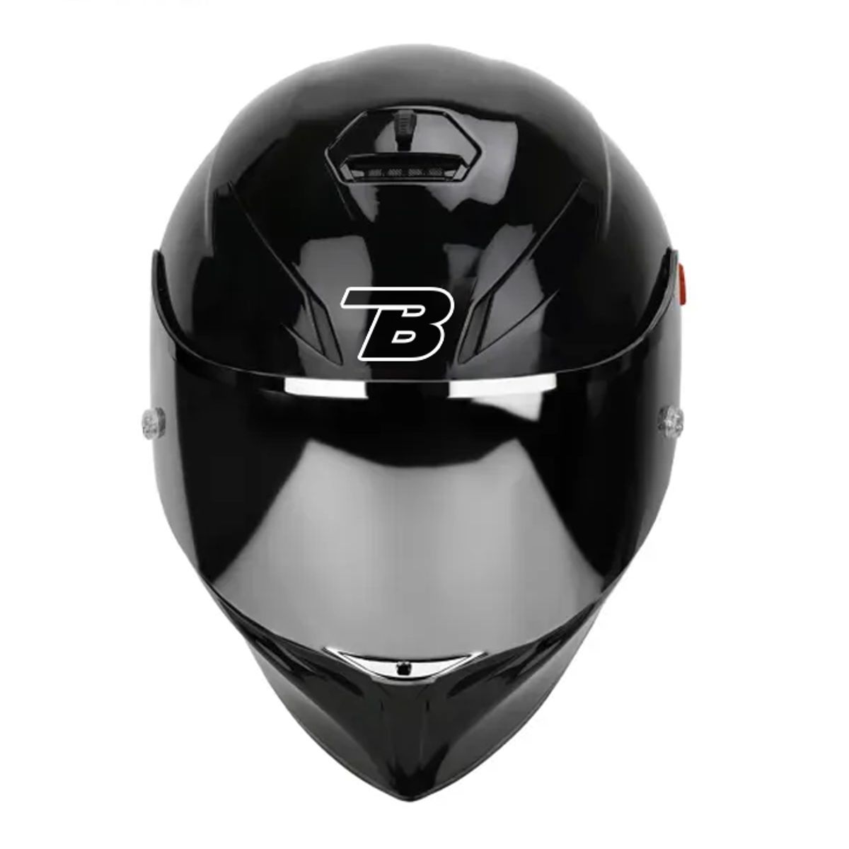 CES - CASCO MOTO BIHR ZAFIRO NEGRO BRILLO DOBLE VISOR