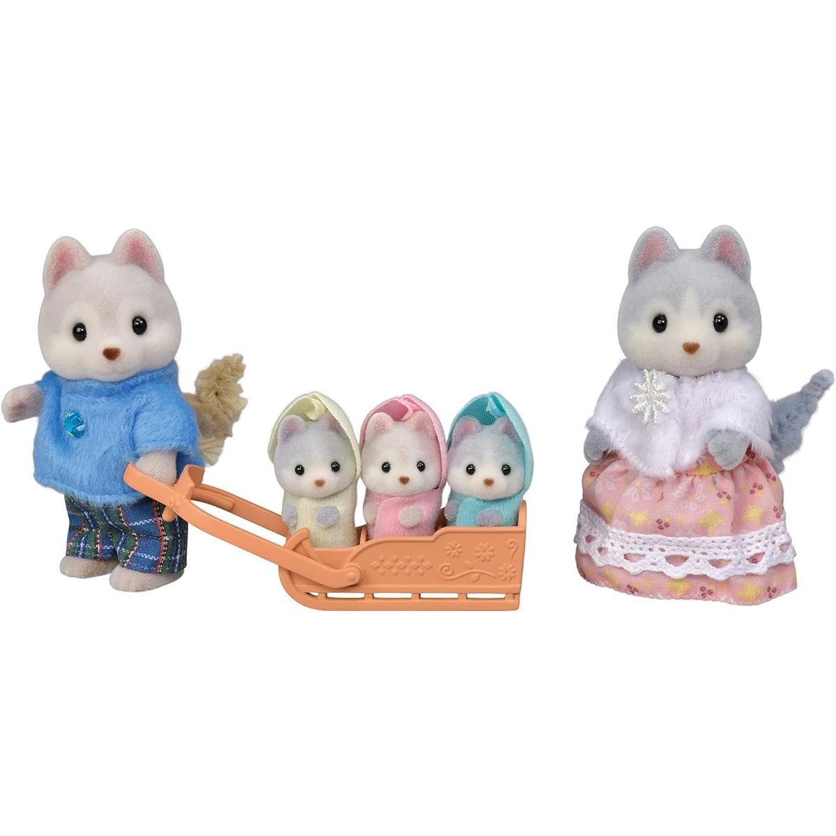 SYLVANIAN FAMILIES - Ternurines Sylvanian Calico Critters Familia Husky