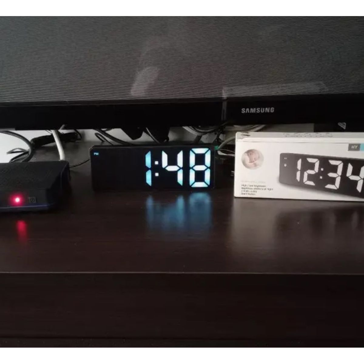 A BRAND - Reloj Despertador Inteligente Digital Escritorio Dormitorio nocturno