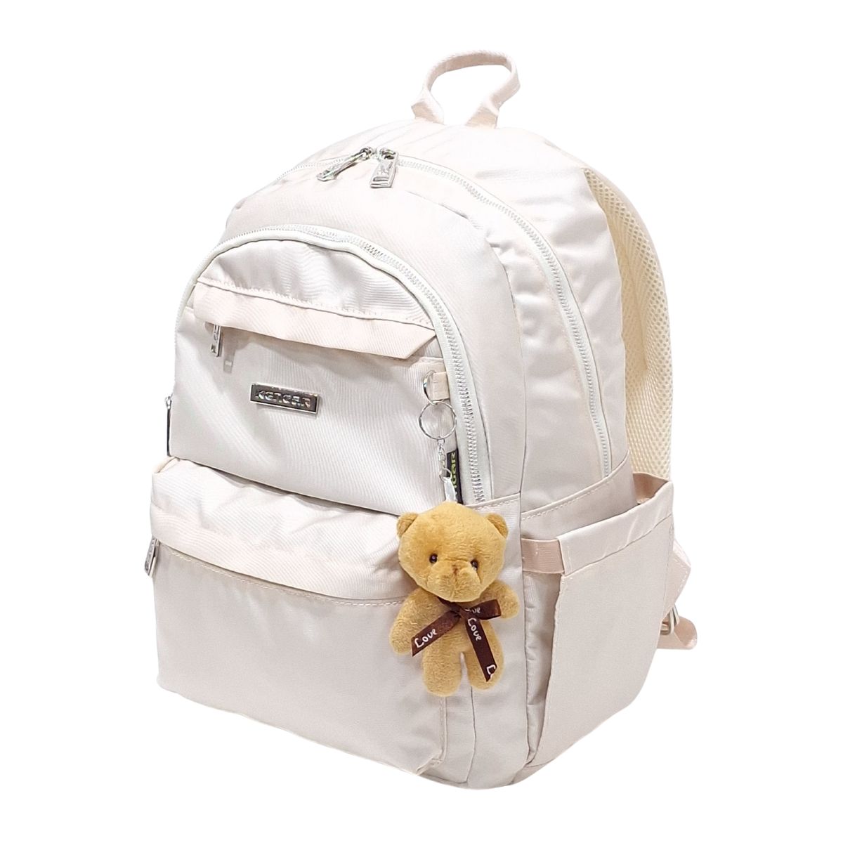 KENGAR - Mochila Alondra marca kengar -  Crema claro