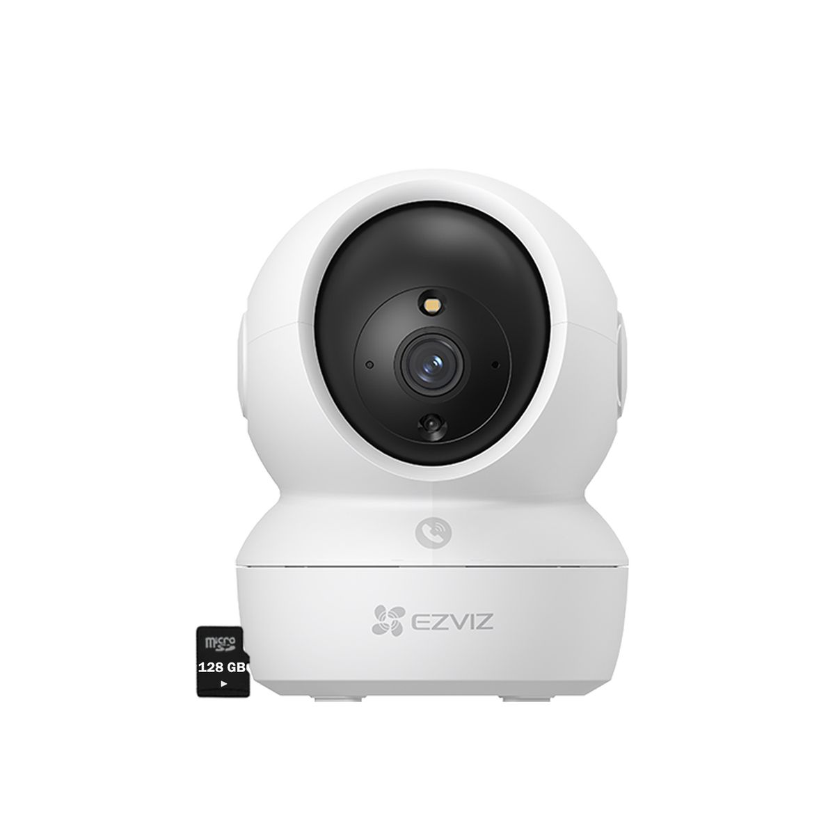 EZVIZ - Ezviz Cámara Wifi H6C PRO 4K Audio 2vía Botónllamada Detección Ruido 128GB