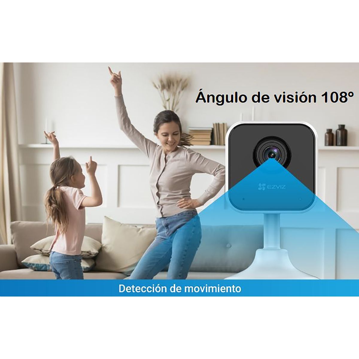 EZVIZ - Ezviz Kit3 Cámaras Vigilancia H1C 1080P Visión108 Audio Bidireccional Alarma
