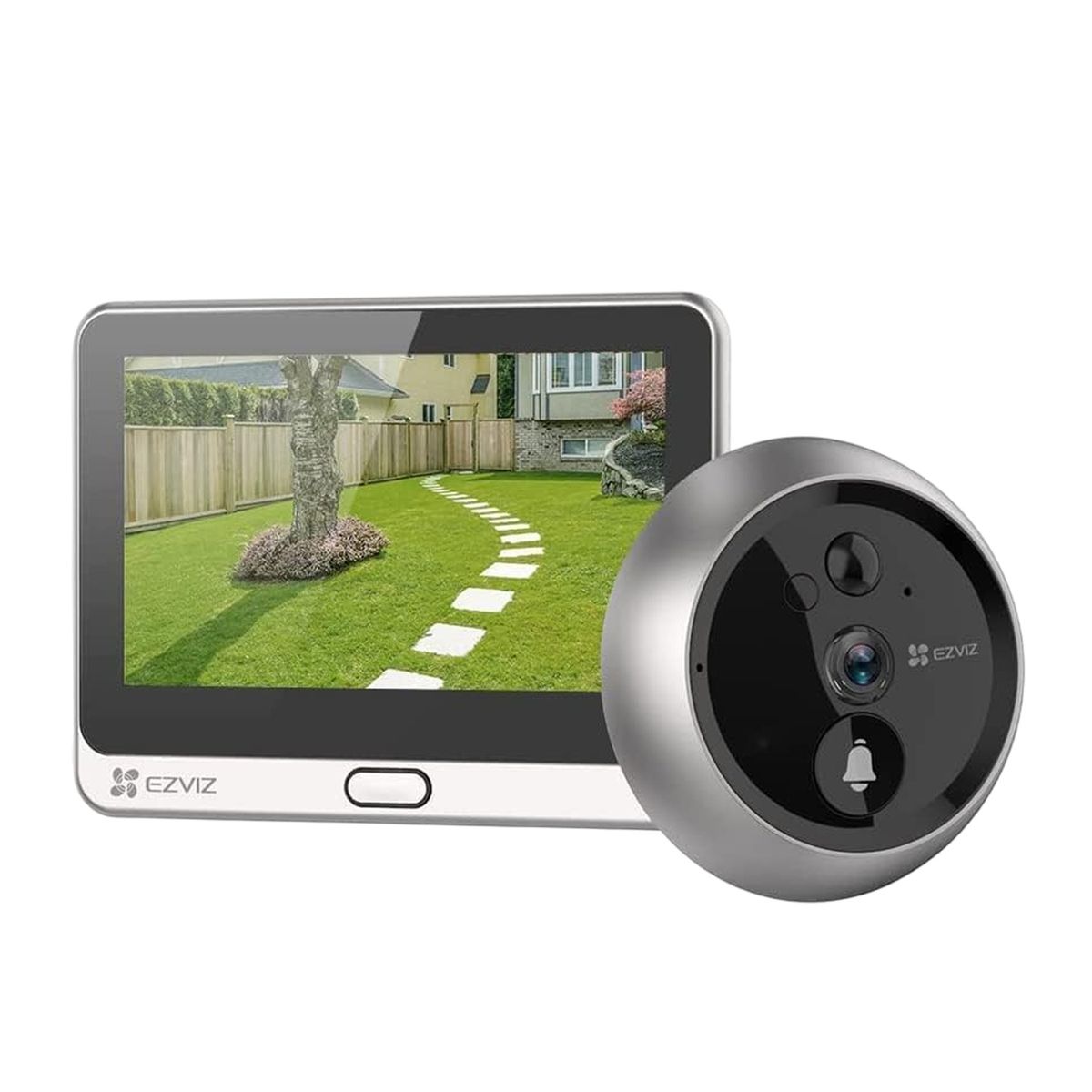 EZVIZ - Ezviz Mirilla con Timbre Ezviz DP2 2K Audio Bidireccional Pantalla táctil