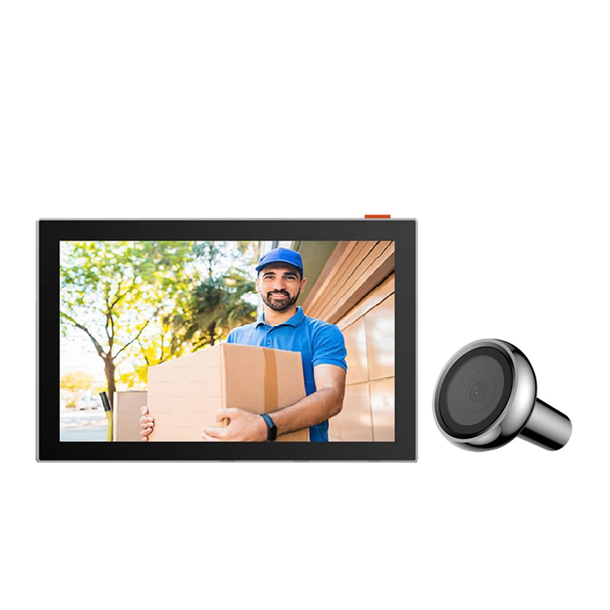 EZVIZ - Ezviz Mirilla de puerta Wifi Ezviz HP2 Full HD Visión 146 Pantalla