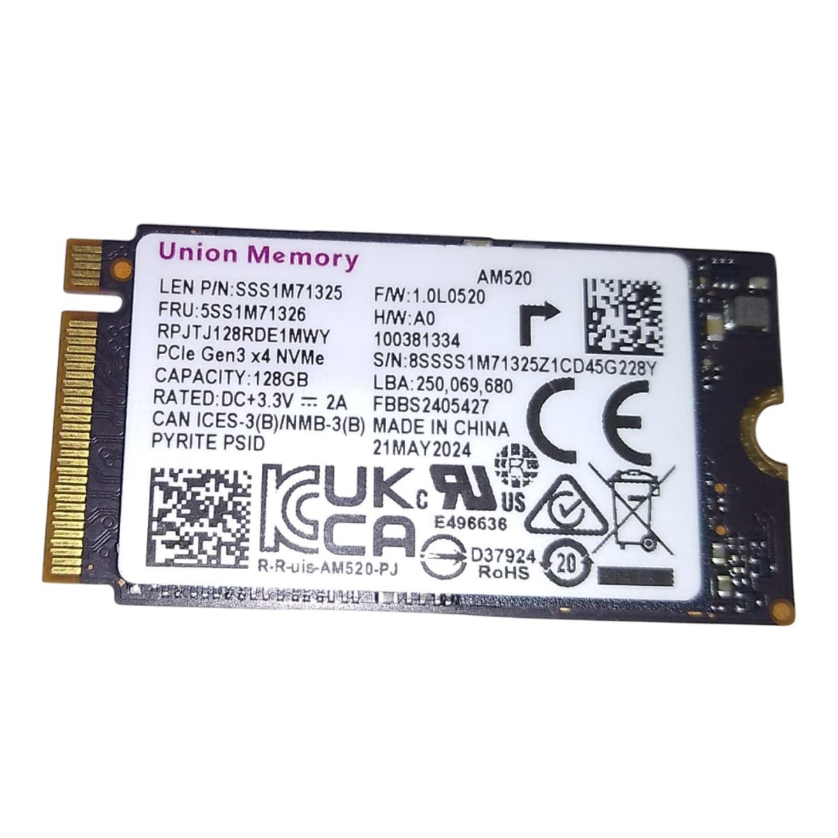 GENERICO - DISCO SOLIDO NION MEMORY DIGITAL M2 256GB NVME 2242 OEM