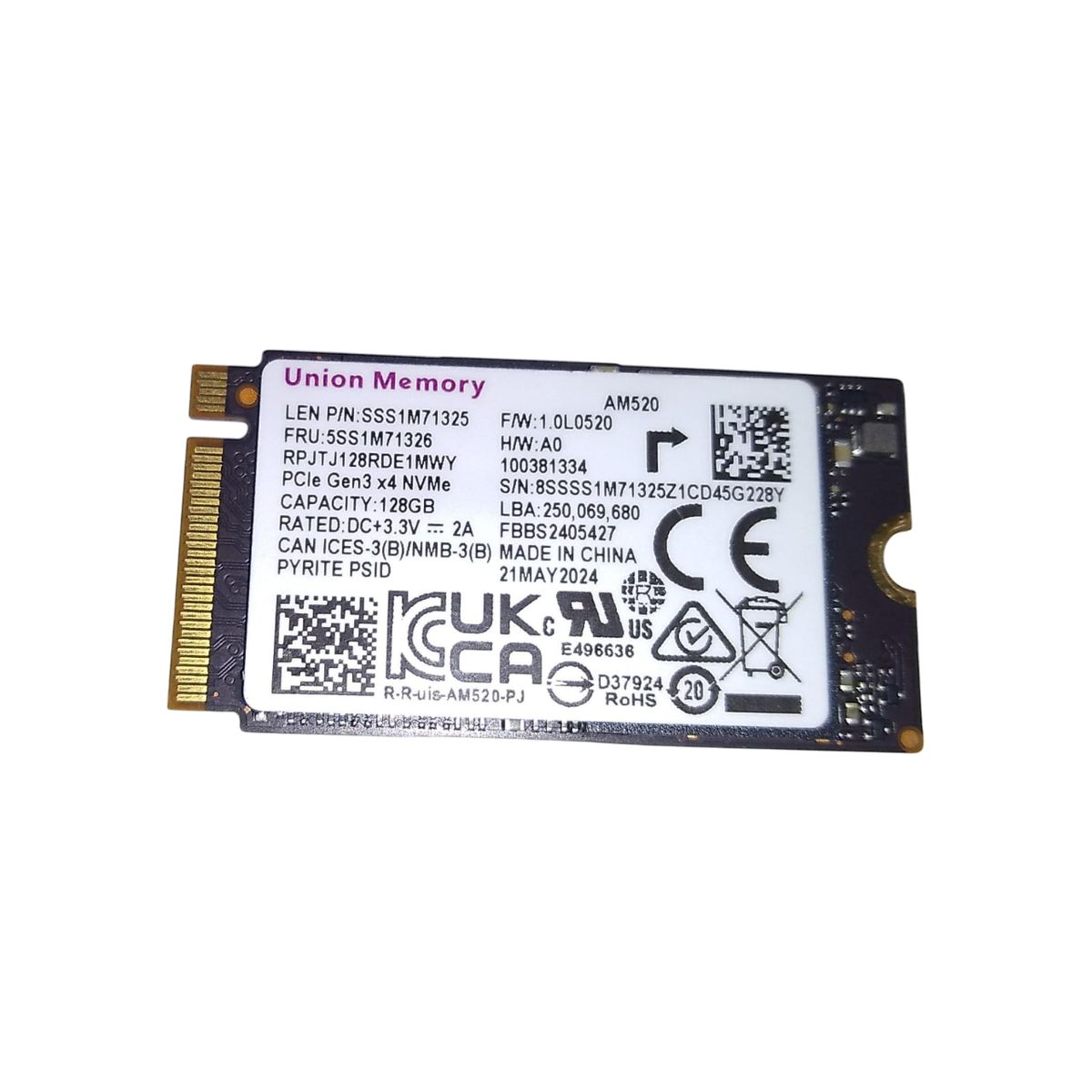 GENERICO - DISCO SOLIDO NION MEMORY DIGITAL M2 256GB NVME 2242 OEM