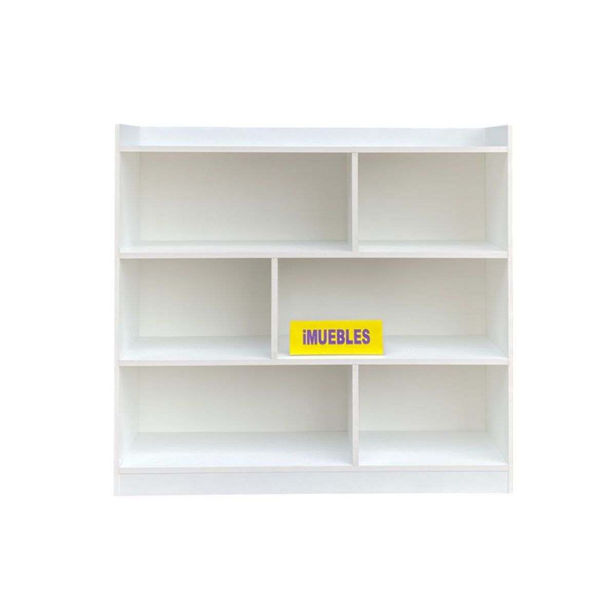 TEMEL - Organizador Blanco Escolar Librero estante Melamina 18MM