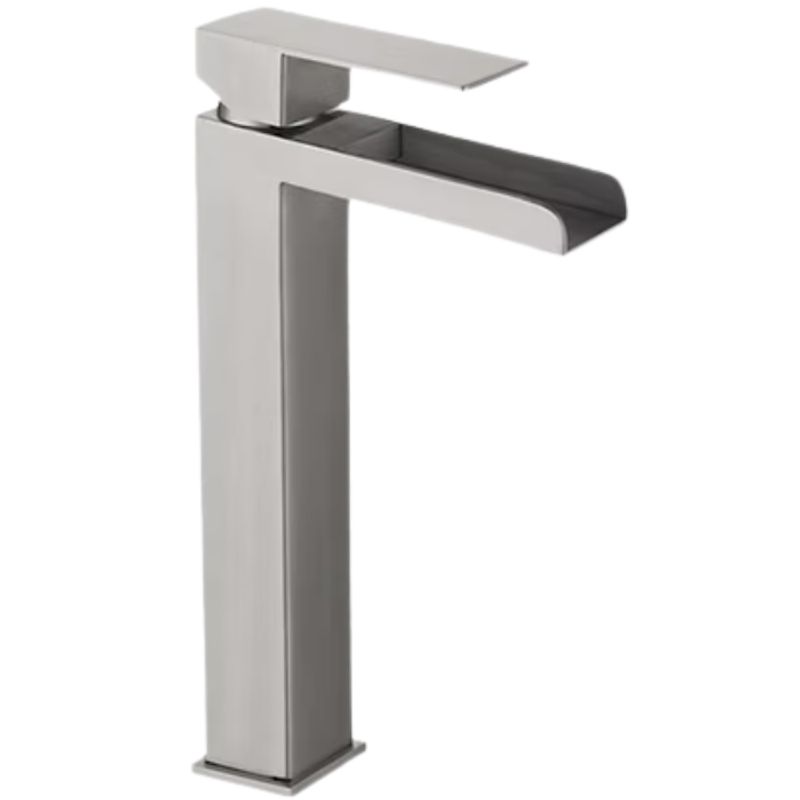 XM - MEZCLADORA MONOCOMANDO PARA LAVATORIO ALTO CASCADA SATINADO M304-0404A