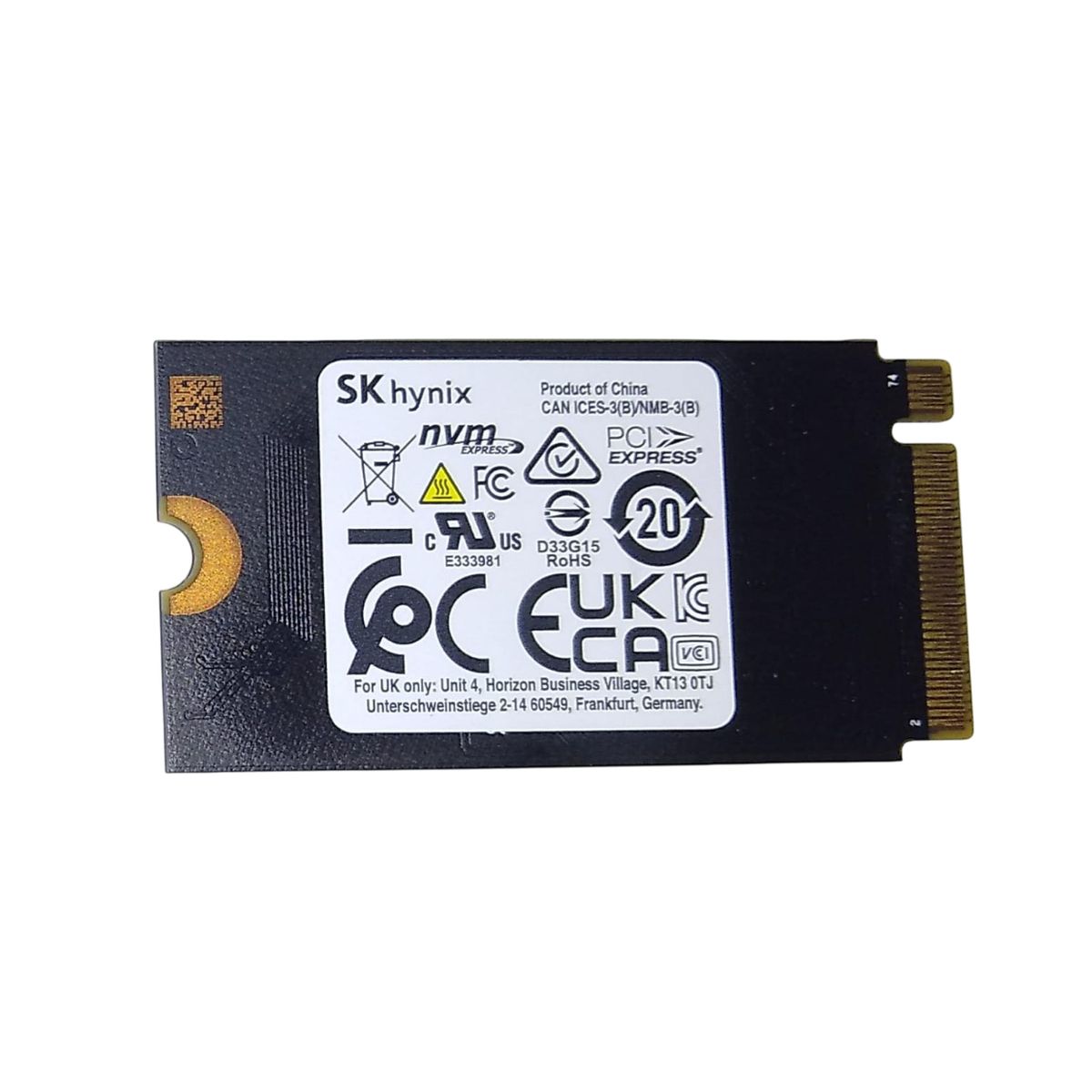GENERICO - DISCO SOLIDO SK HINYX DIGITAL M2 256GB NVME 2242 OEM