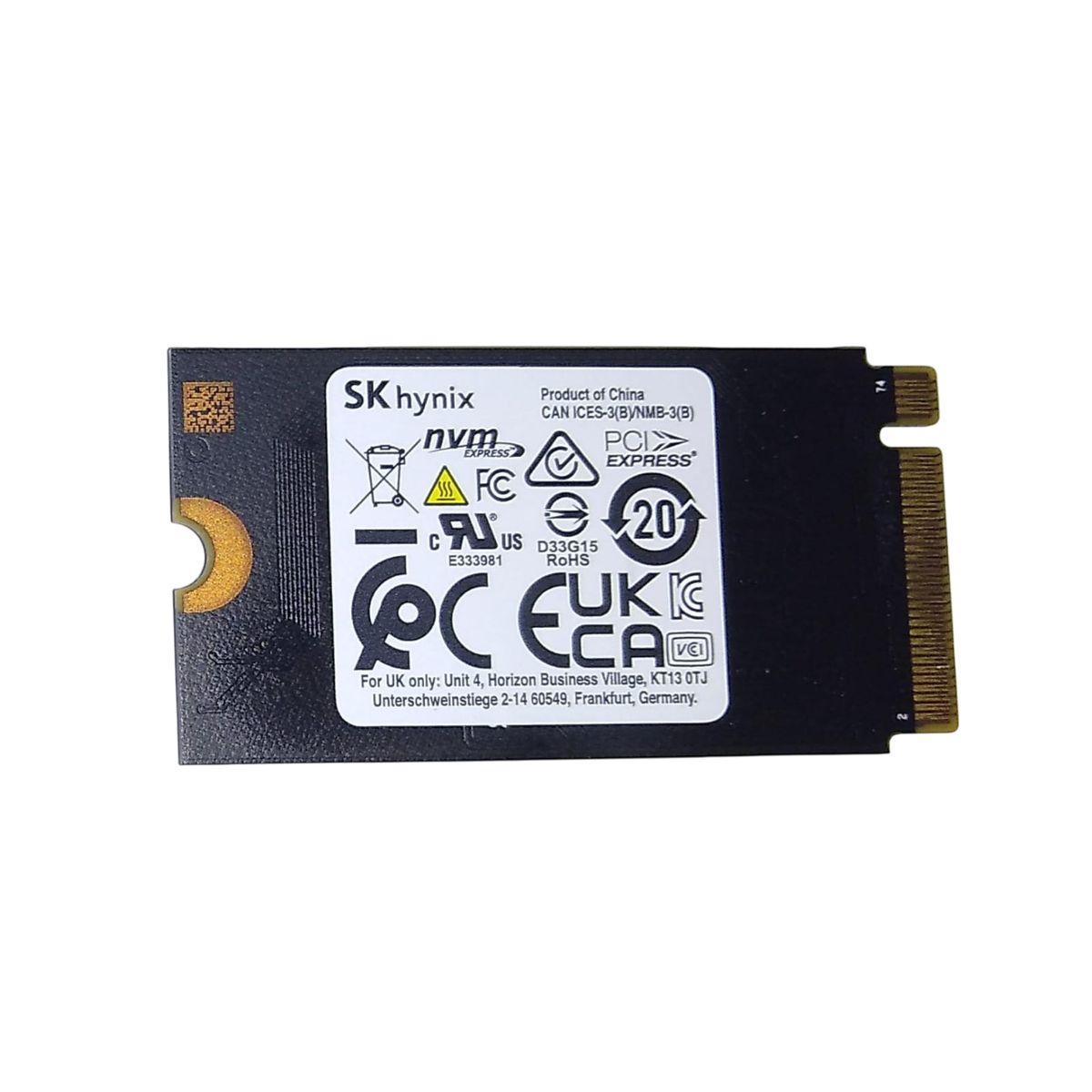 GENERICO - DISCO SOLIDO SK HINYX DIGITAL M2 256GB NVME 2242 OEM