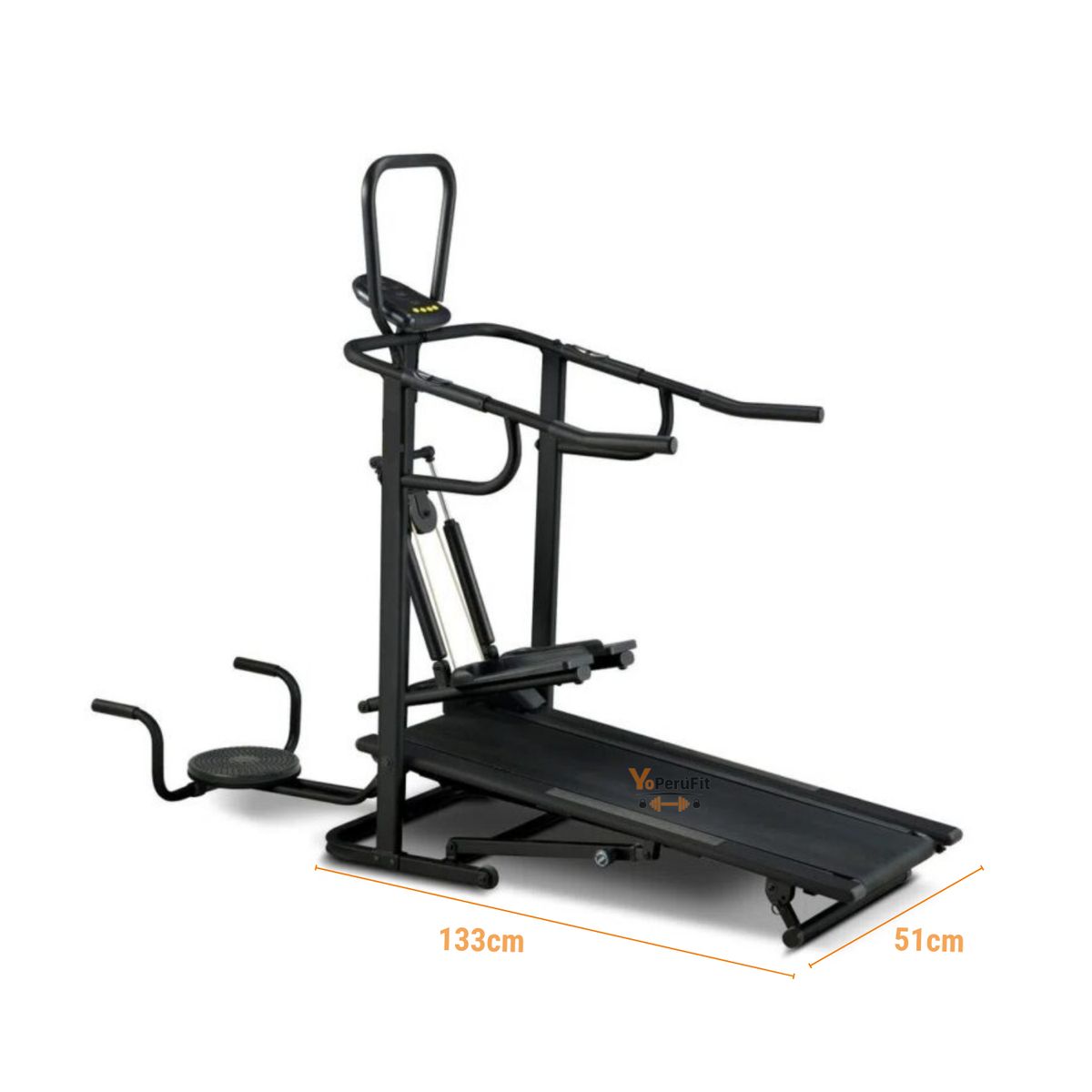 GENERICO - CORREDORA MECANICA MULTIFUNCIONAL 4 EN 1