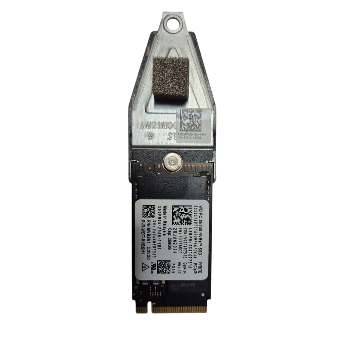 GENERICO - DISCO SOLIDO WESTERN DIGITAL M2 256GB NVME 2242 OEM