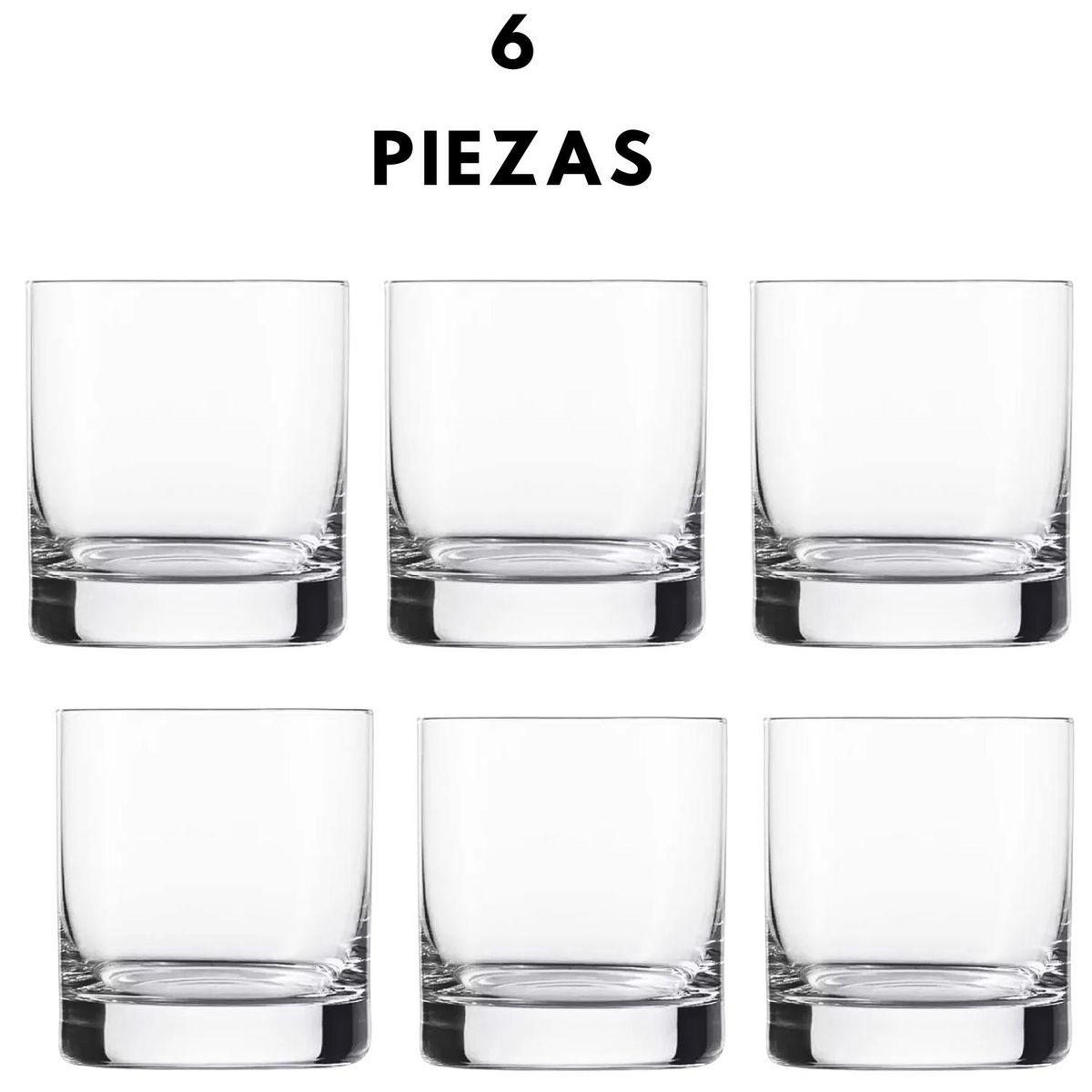 CRISTAR - Set de 6 Vasos Lex.Rocks-Cristar