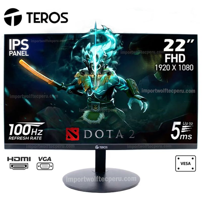 TEROS - MONITOR TEROS TE-2130CS 215 IPS FHD 100Hz 5ms