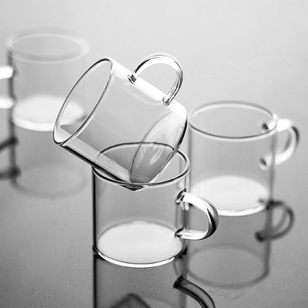 GENERICO - Juego de 6 Tazas para café expresso / té 90ml.