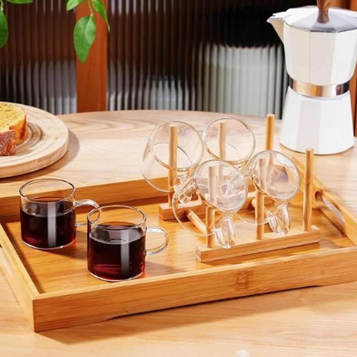 GENERICO - Juego de 6 Tazas para café expresso / té 90ml.