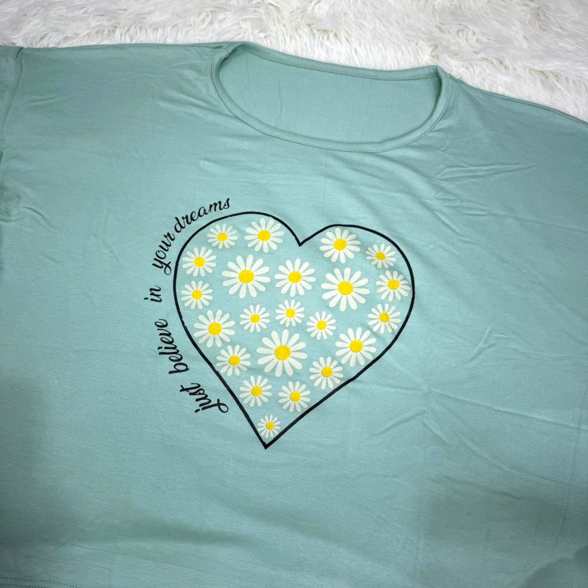 GENERICO - CAMISETA Corazon de girasoles