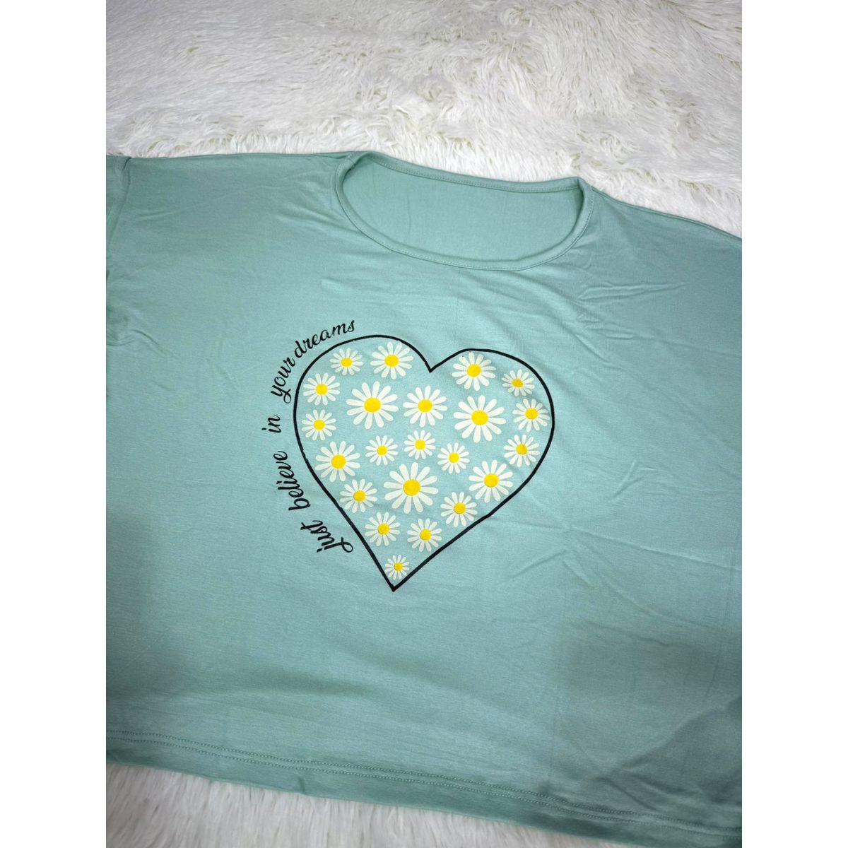 GENERICO - CAMISETA Corazon de girasoles