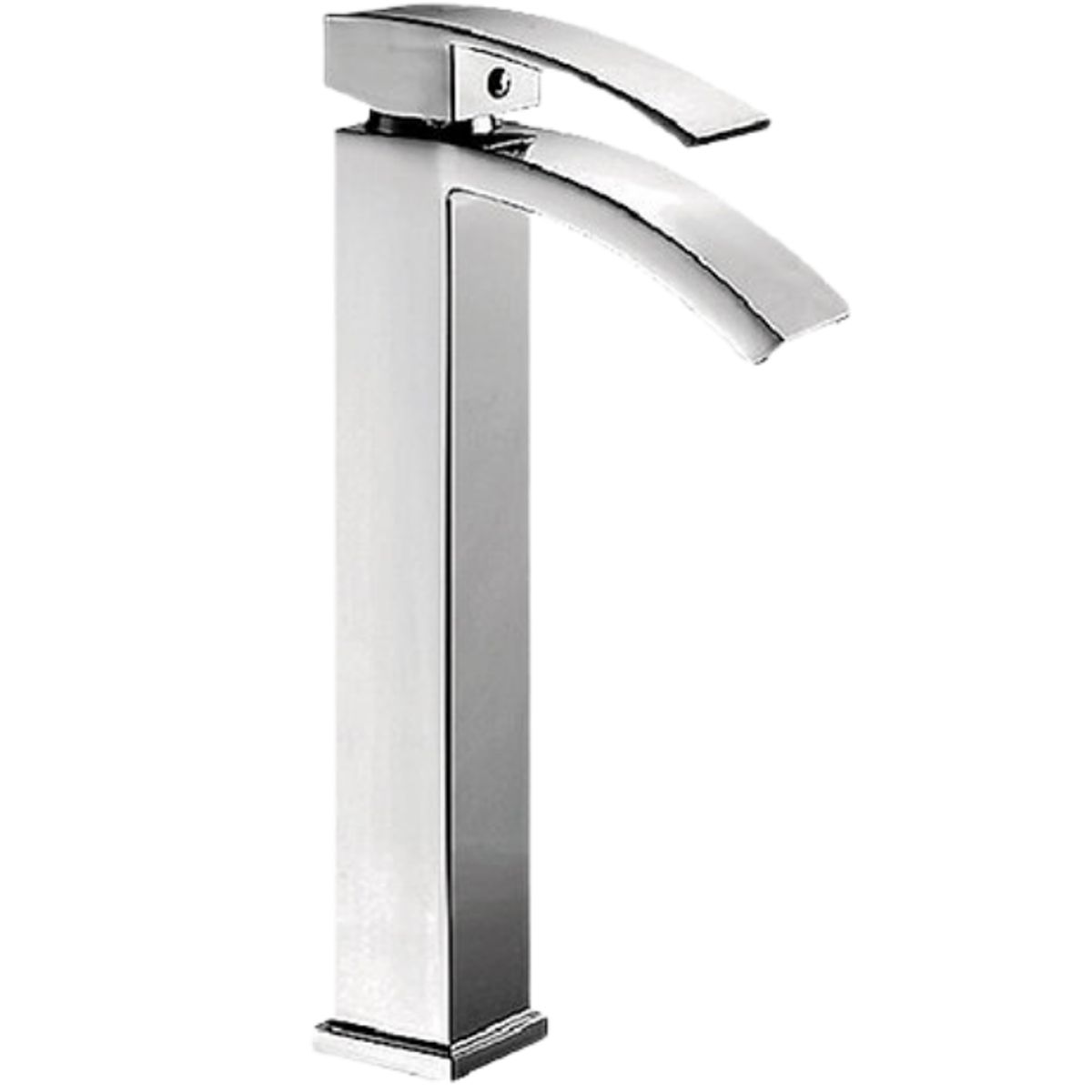 XM - MEZCLADORA MONOCOMANDO PARA LAVATORIO ALTO CASCADA CROMADO MJZ8129A