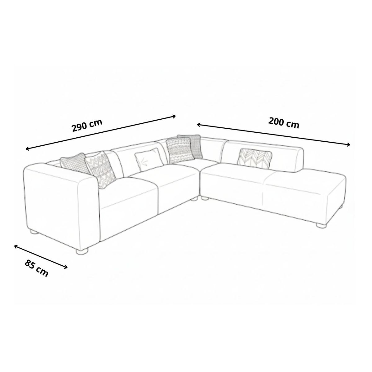 GENERICO - Seccional Miriam Derecho Tela Chenille Antifluido
