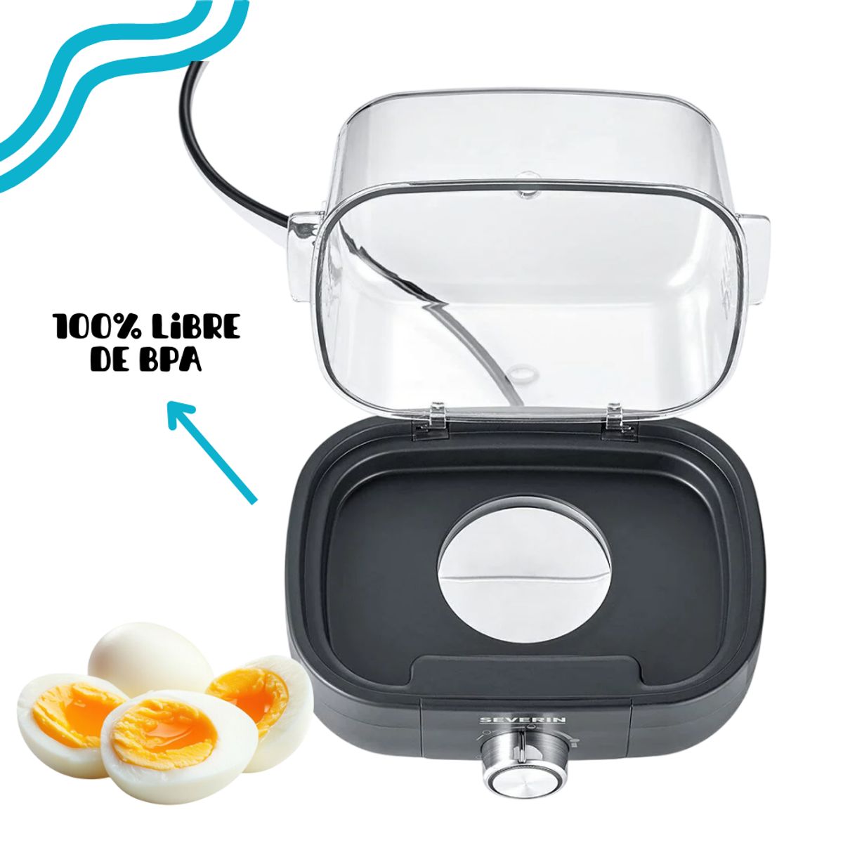 SEVERIN - Hervidor de huevos Severin EK 3166