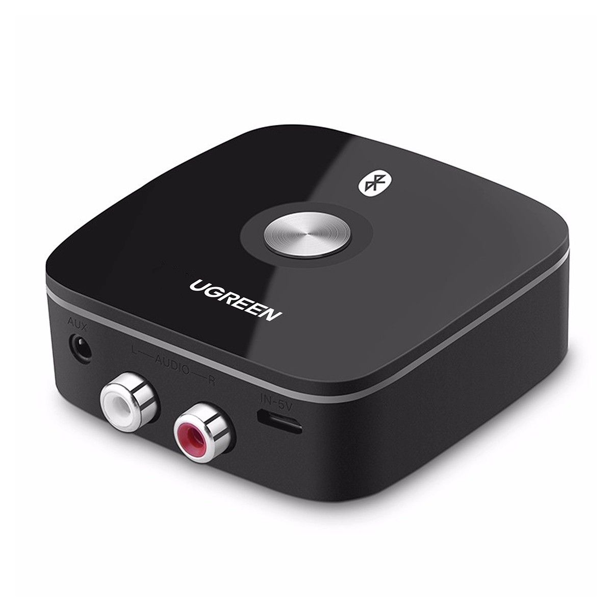 UGREEN - Ugreen Adaptador de Audio Bluetooth 5.1 Receptor 2x RCA 3.5mm - 40759P