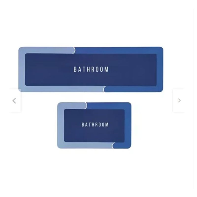 GENERICO - Tapete Alfombra Cocina Absorbente Y Antideslizante Juego X2