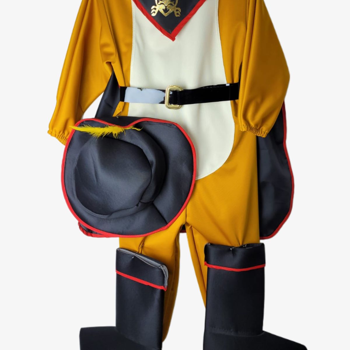 GENERICO - DISFRAZ HALLOWEEN DEL GATO CON BOTAS PARA NIÑOS