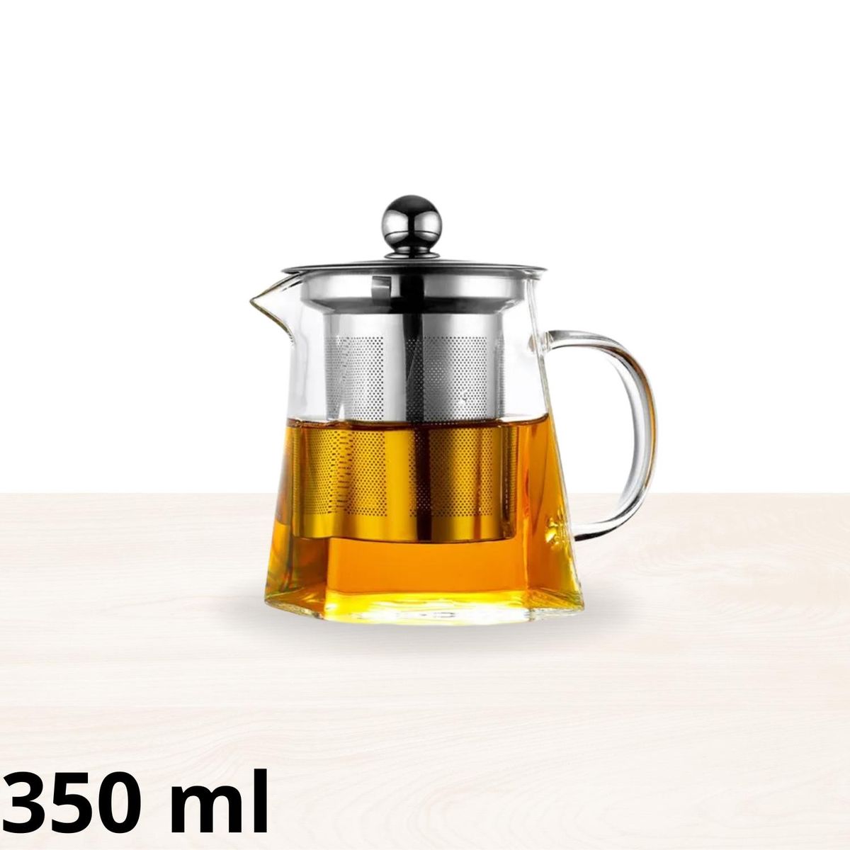 Tetera de vidrio borosilicato con filtro 350 ml, marca ICHIMATSU - Foto Principal
