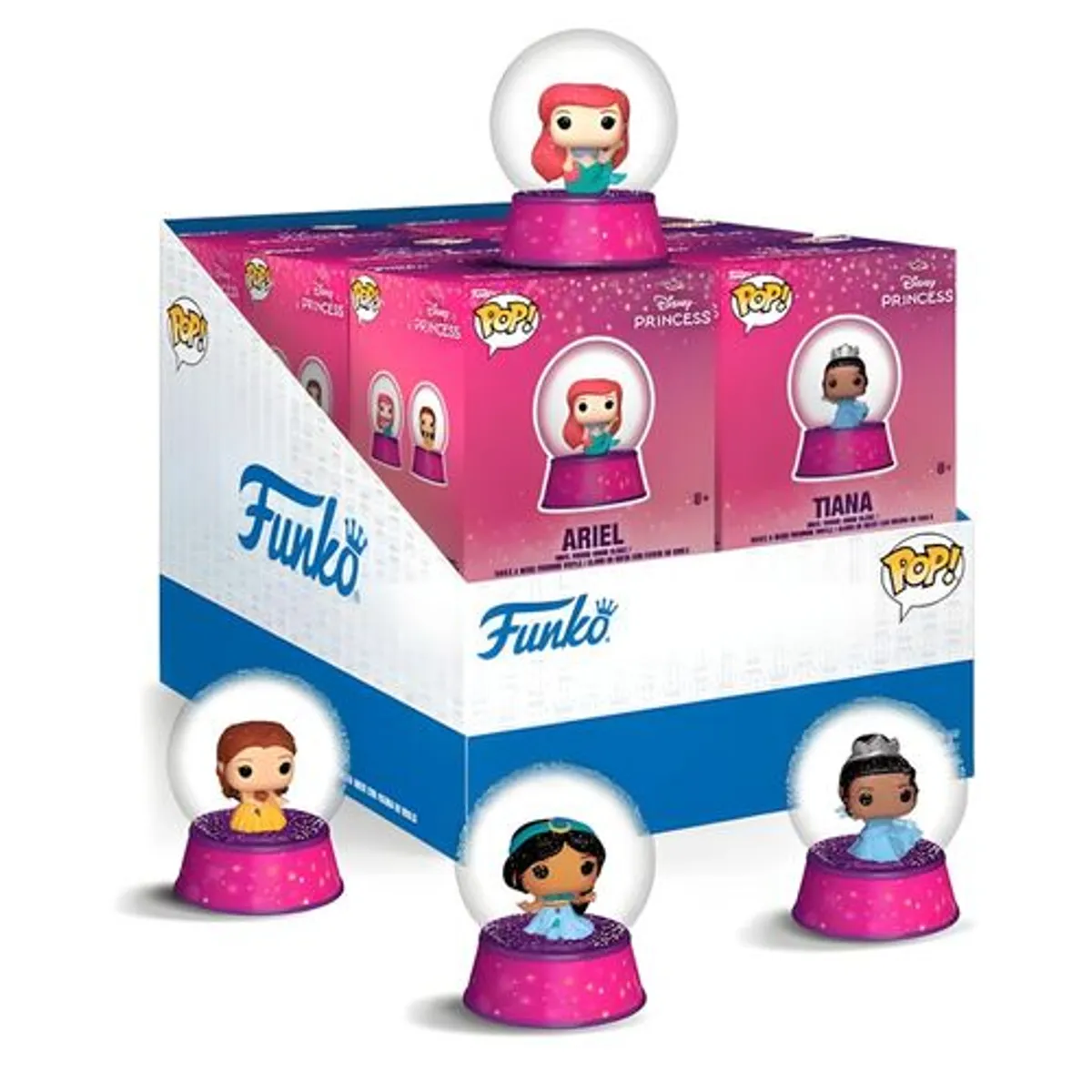 FUNKO - Disney Princess  Mystery Mini Globes - Unidad Aleatoria