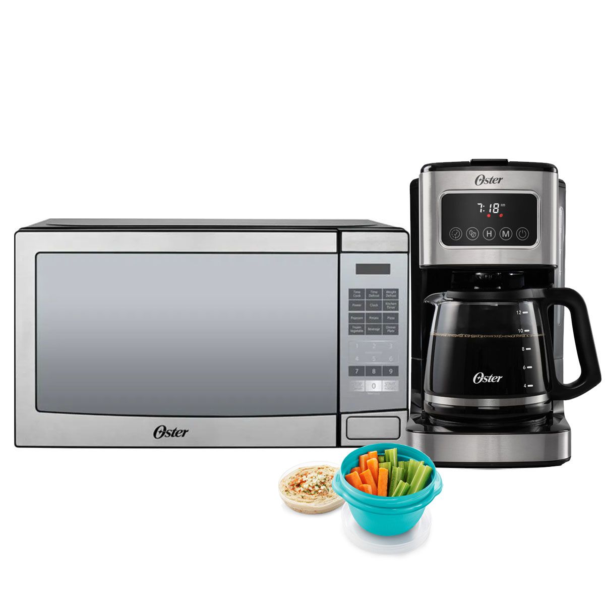 OSTER - Cafetera Oster Bvstdc4403 + Horno Microondas Oster 20L POGYME3703M