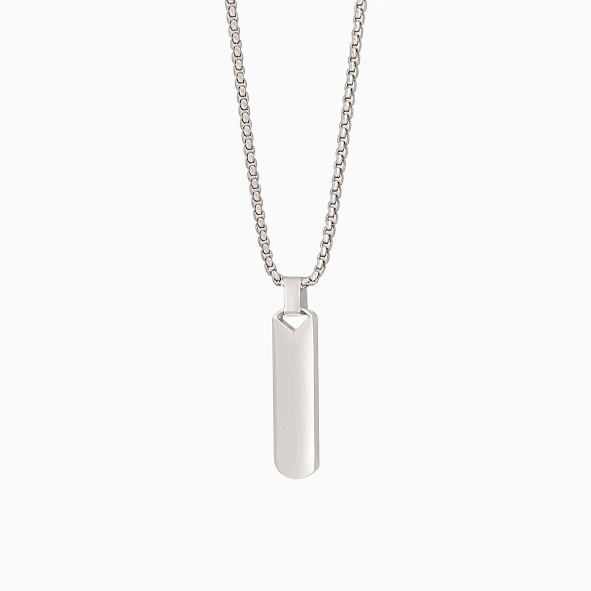 GENERICO - Cadena Nome para Hombre en Acero Inoxidable