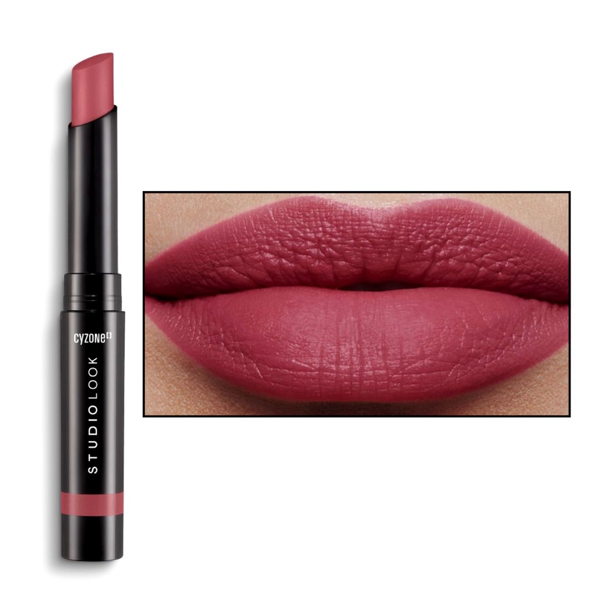 CYZONE - Labial en Barra Supermate Lips Studio Look burn nude cyzone