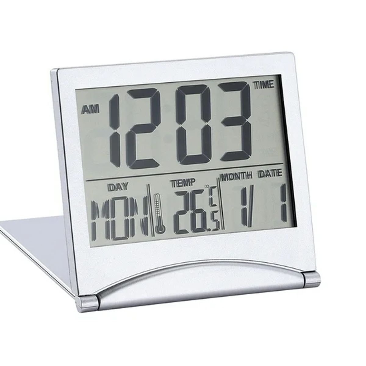 GENERICO - Reloj de mesa  escritorio multifuncional con calendario alarma y temperatura