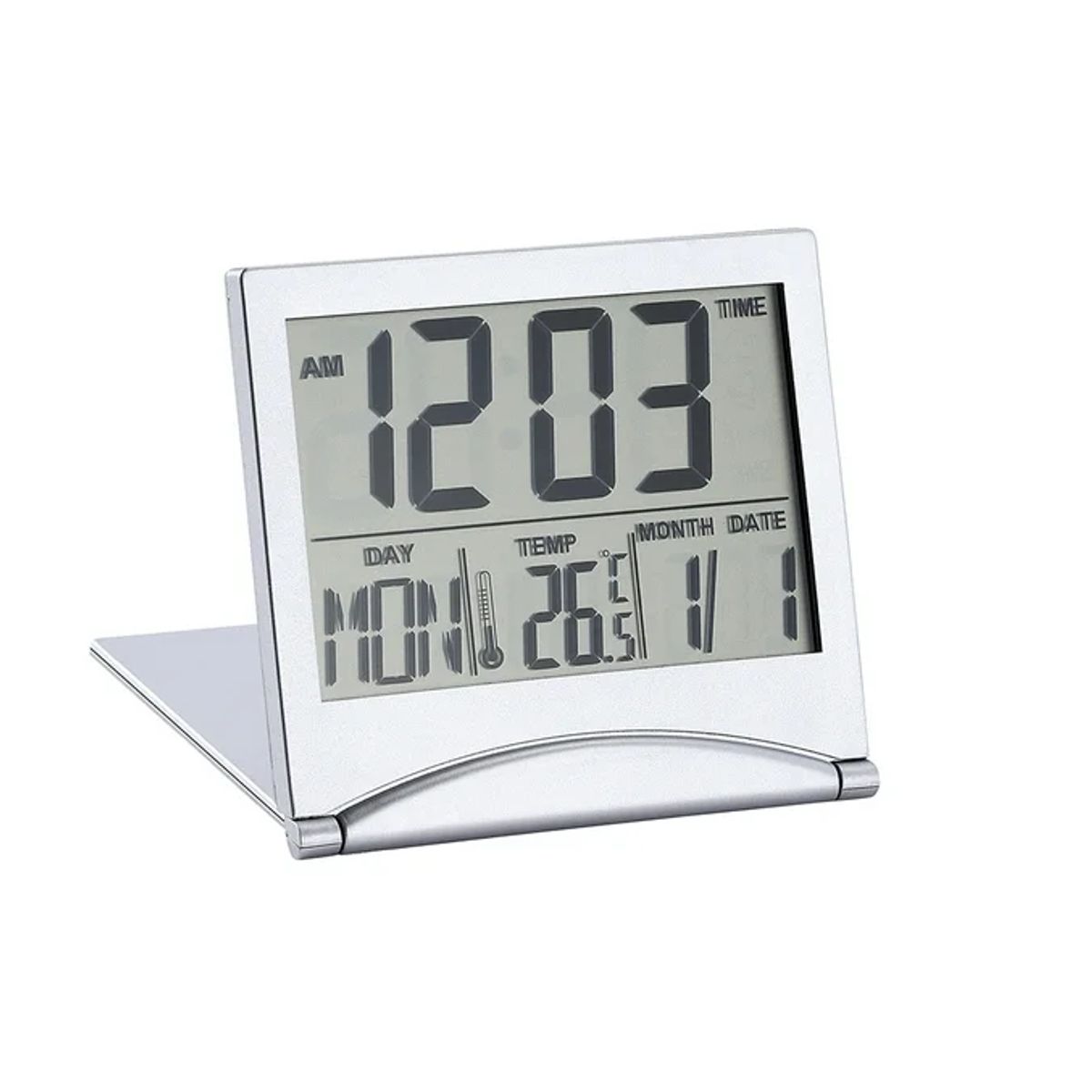 GENERICO - Reloj de mesa  escritorio multifuncional con calendario alarma y temperatura